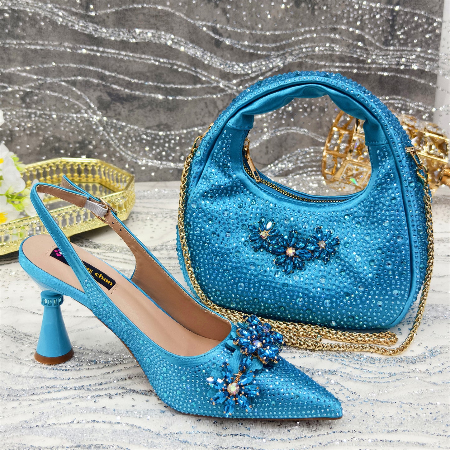 Ensemble escarpins et sac à main