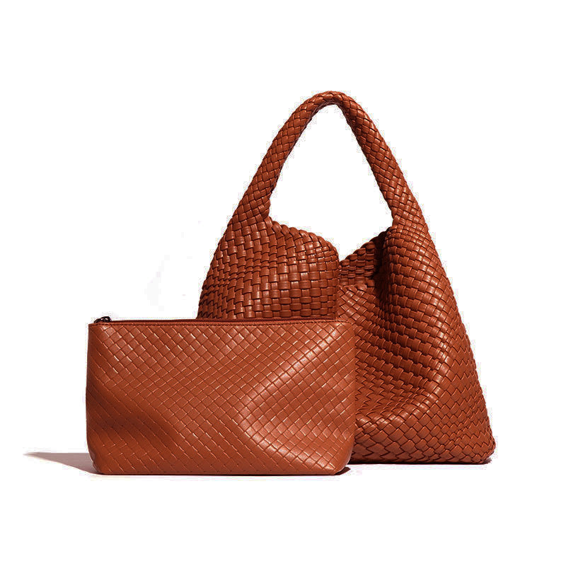 Sac d'épaule Élégance Tissée | Zachoo