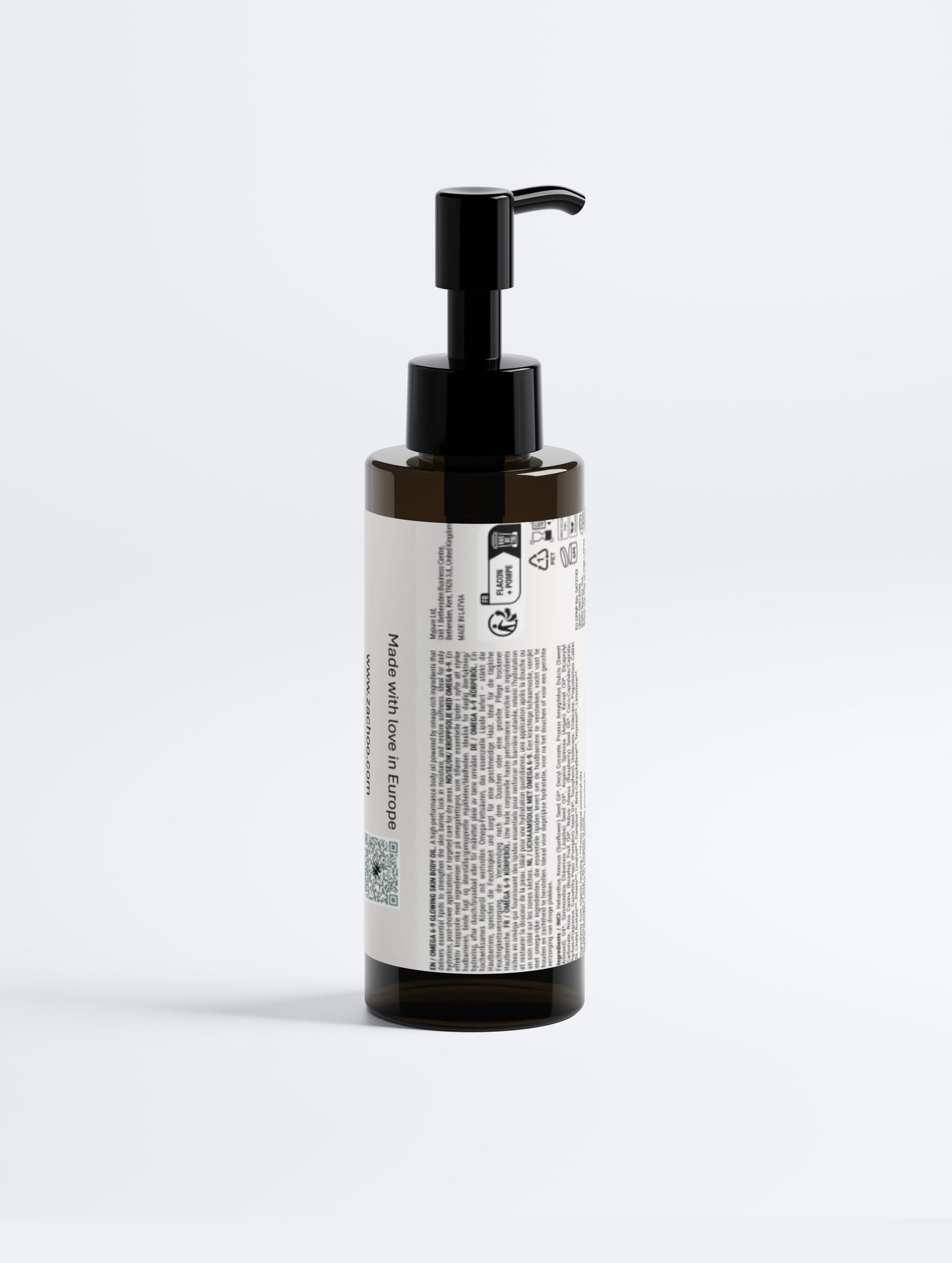 Huile Corps Éclat – Oméga 6‑9 - Huiles précieuses – Nutrition & Souplesse – 99% Naturel – 150 ml | Zachoo