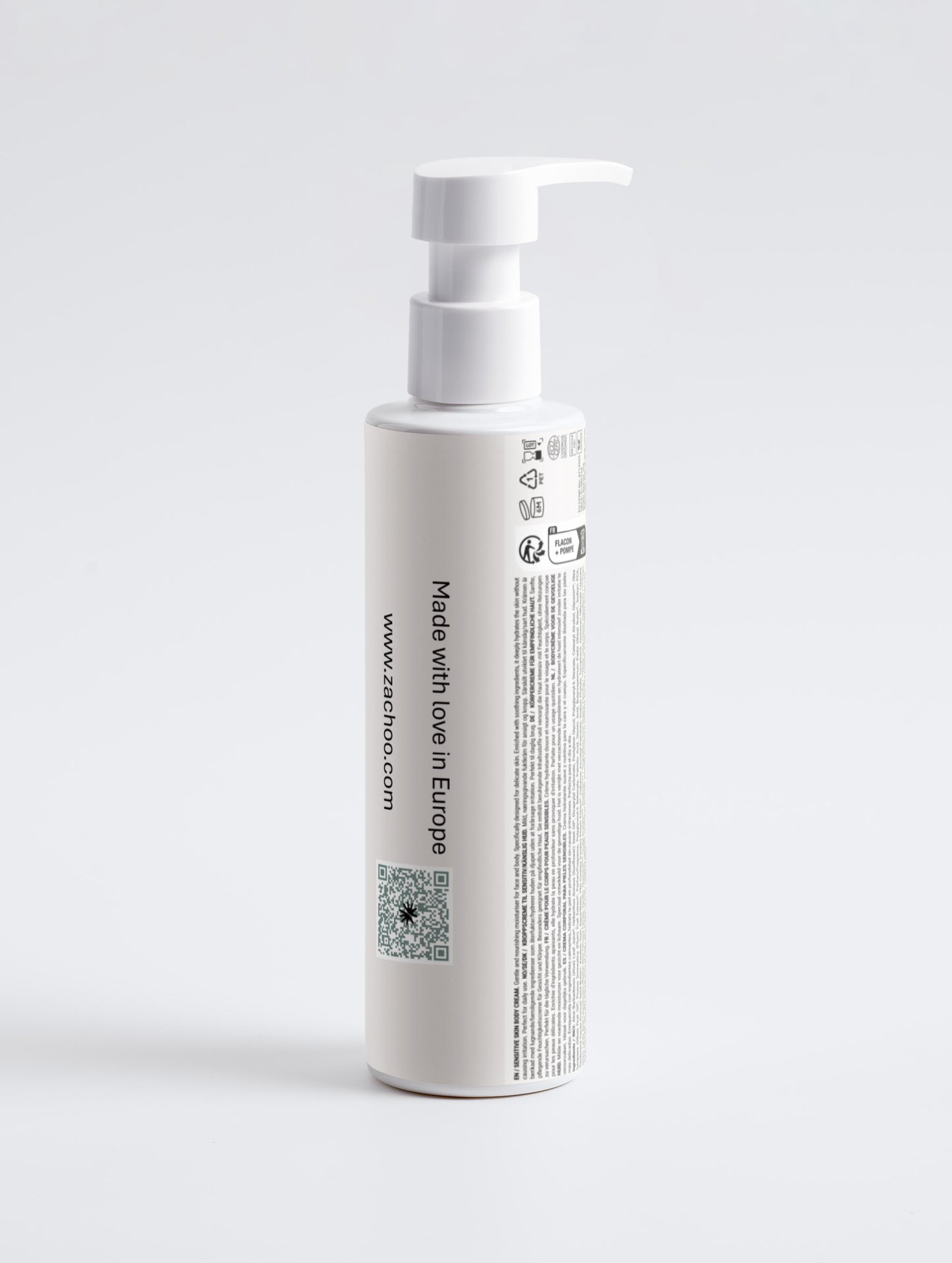 Crème Visage & Corps Peaux Sensibles - Hydratante & Apaisante - Karité & Aloé Vera - 99% Naturelle - 190ml | Zachoo