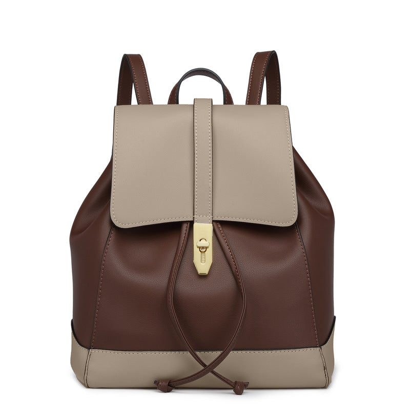 Sac à main moderne et fonctionnel en cuir véritable.