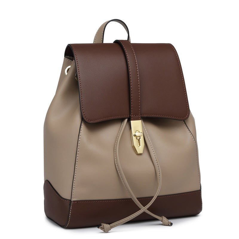 Sac à main moderne et fonctionnel en cuir véritable.
