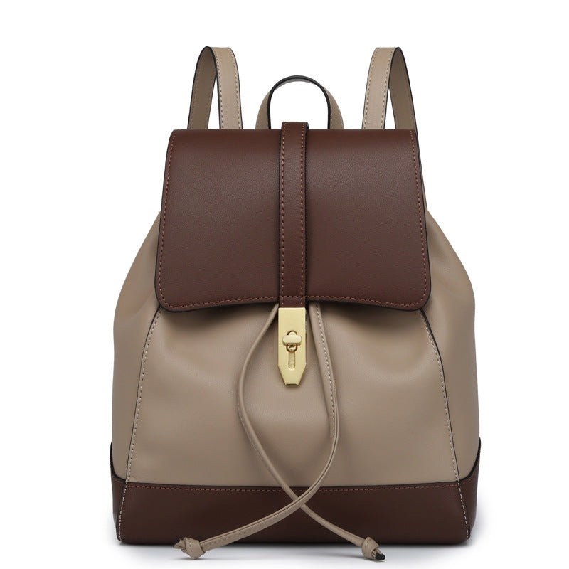 Sac à main moderne et fonctionnel en cuir véritable.
