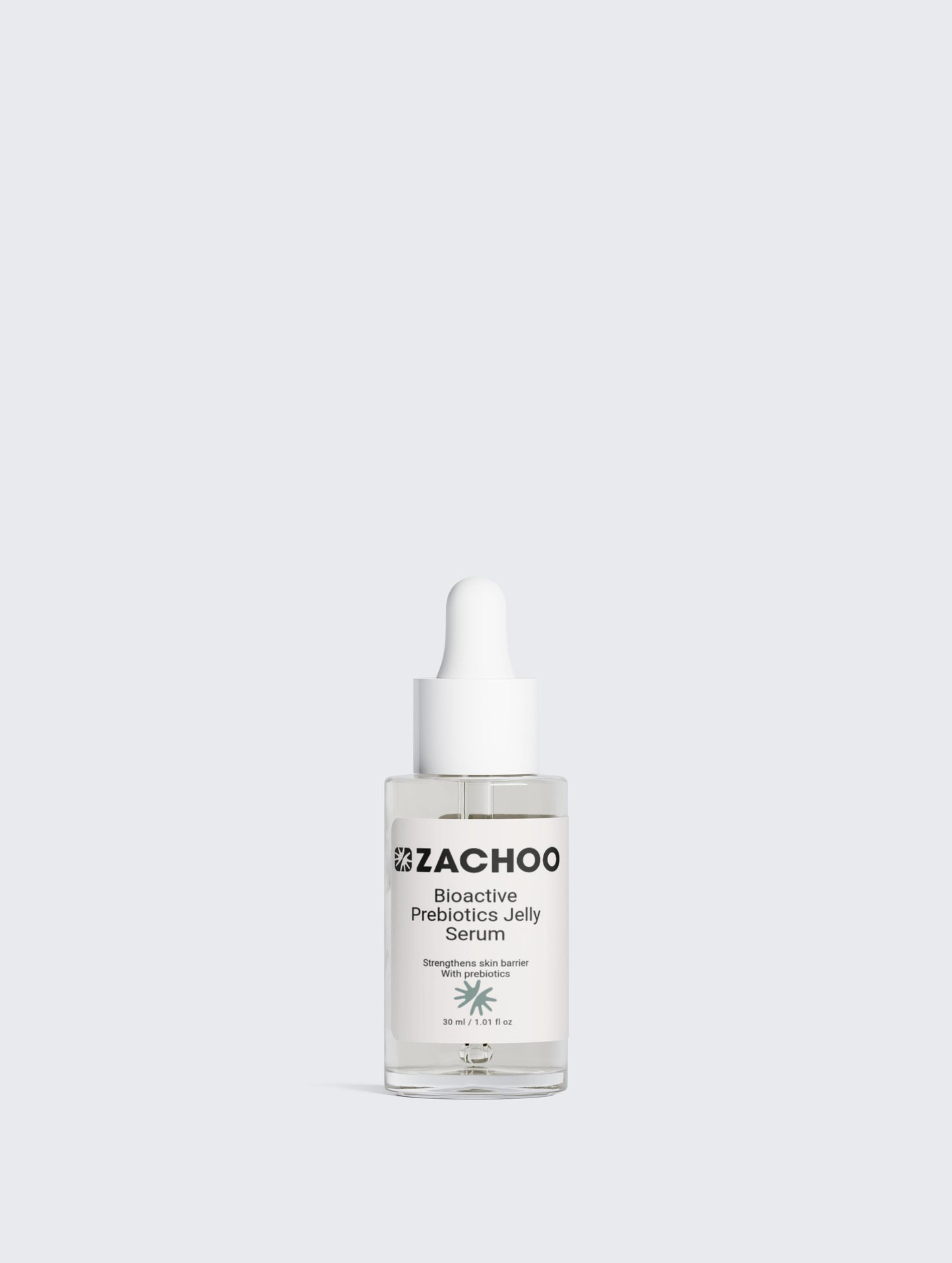 Sérum Gelée Bioactive aux Prébiotiques - Hydratant & Réparateur - Microbiome & Acide Hyaluronique - Bio - 30ml | Zachoo