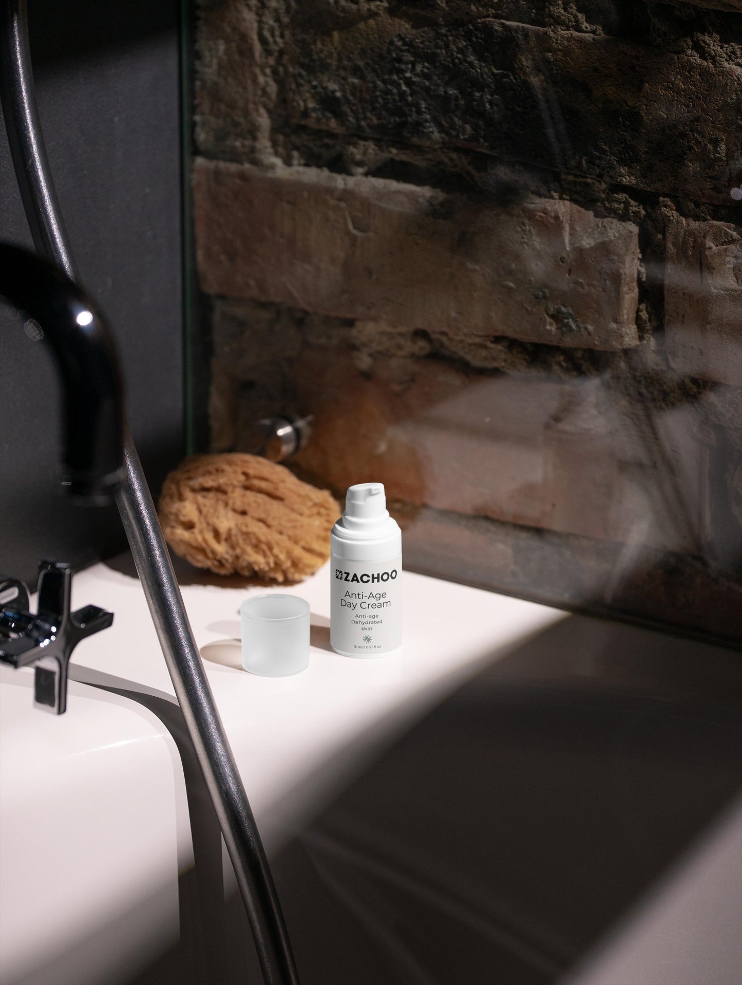 Crème Anti‑Âge de Jour – Rides, Fermeté & Éclat – 100 % Naturelle – Actif Marin & Acide Hyaluronique – 15 ml | Zachoo