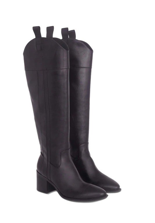 Bottes femme hautes en cuir souple – Cannava 39 | Zachoo