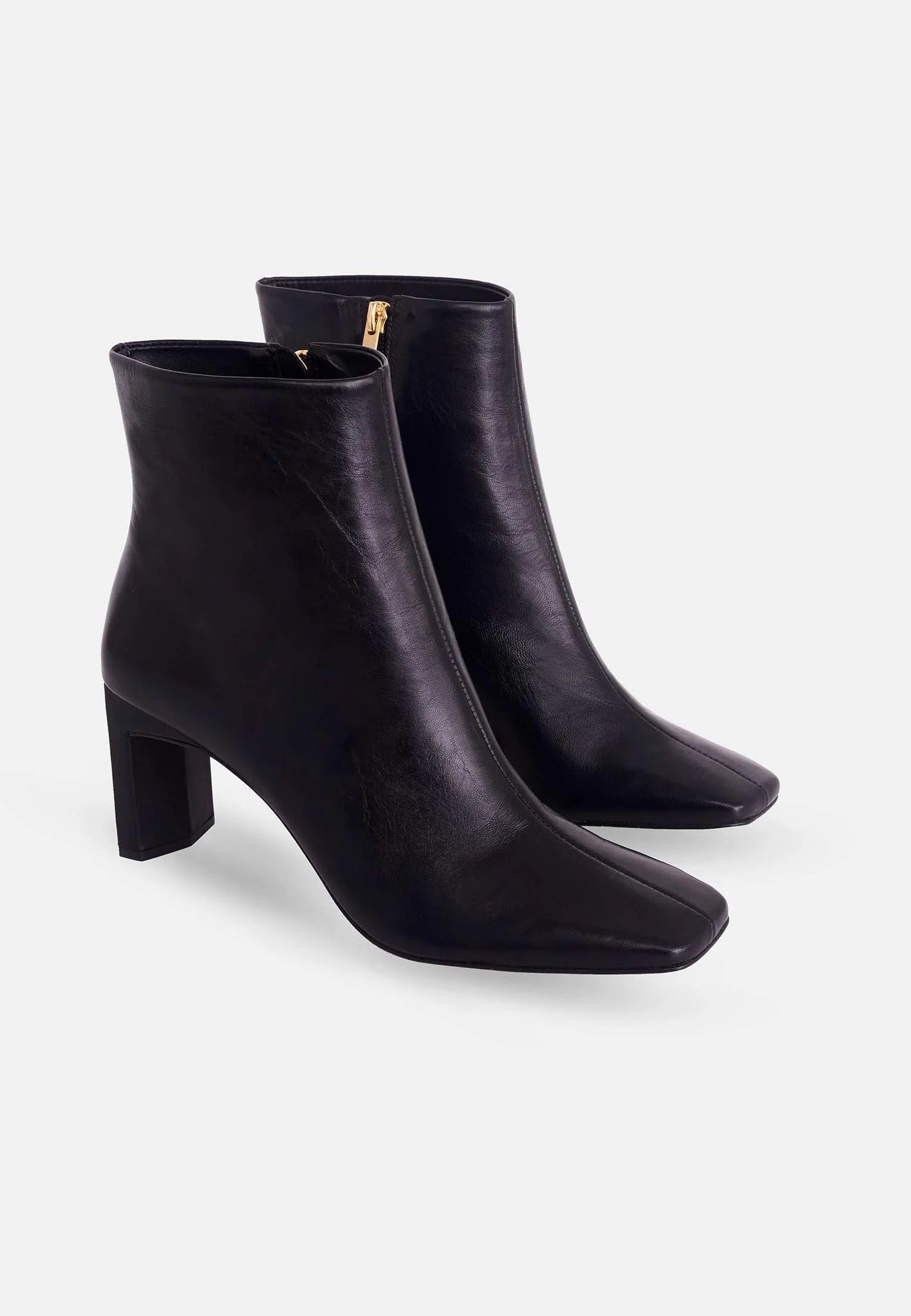 Bottes femme en cuir de chèvre vert avec talon carré 7,6 cm – Selvara | Zachoo