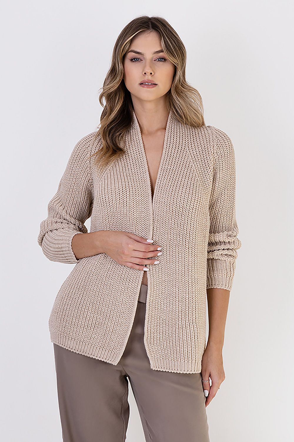 Cardigan Tramontane Serein beige 2 | Zachoo