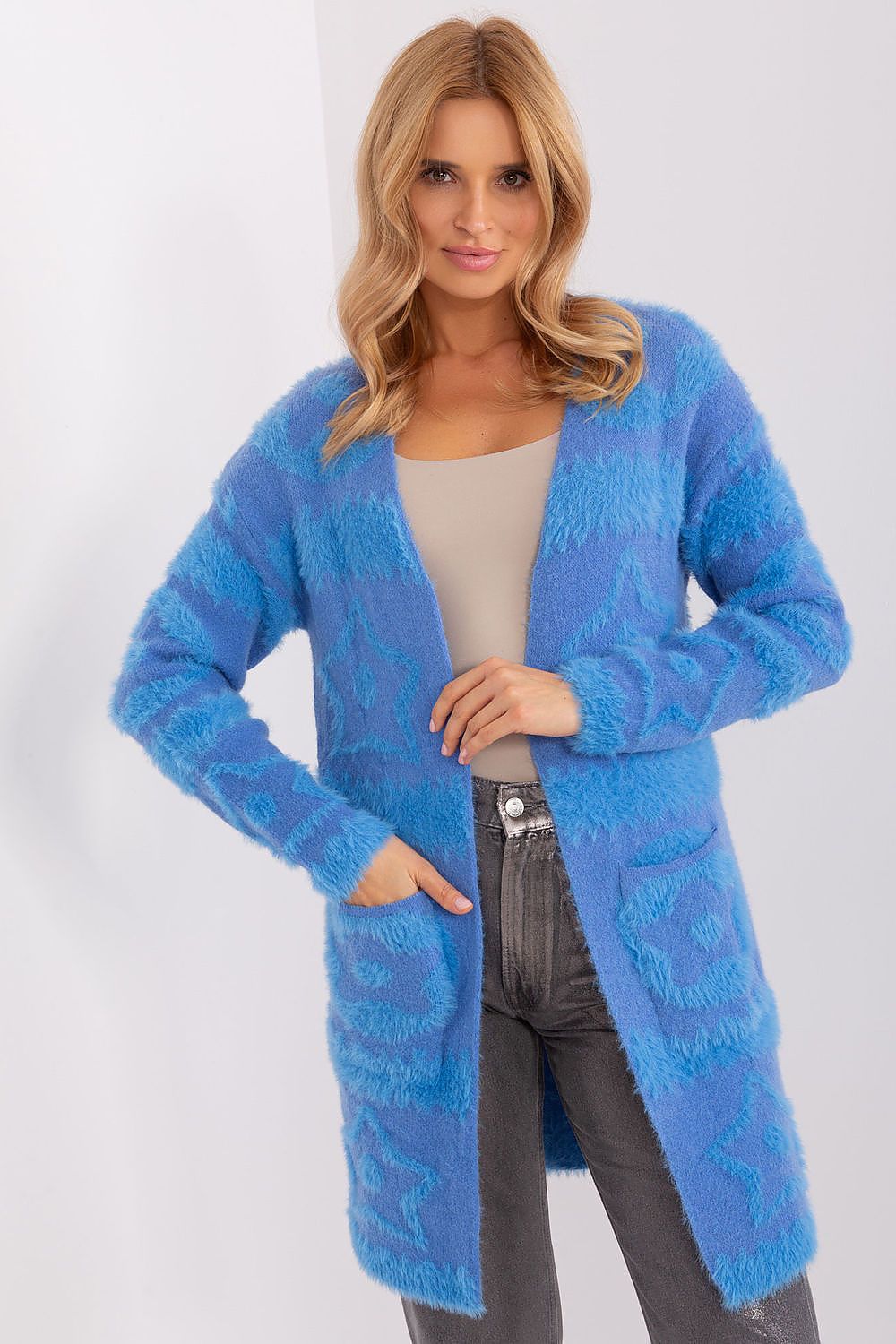 Cardigan FlowNest bleu universelle | Zachoo