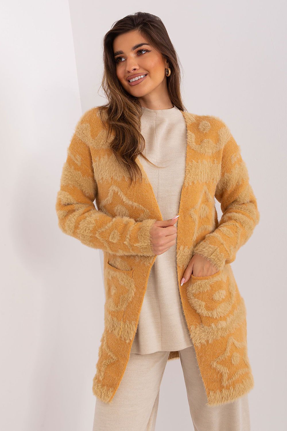 Cardigan FlowNest brun universelle | Zachoo
