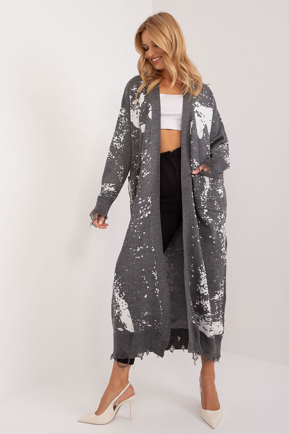 Cardigan Lunverra gris universelle | Zachoo