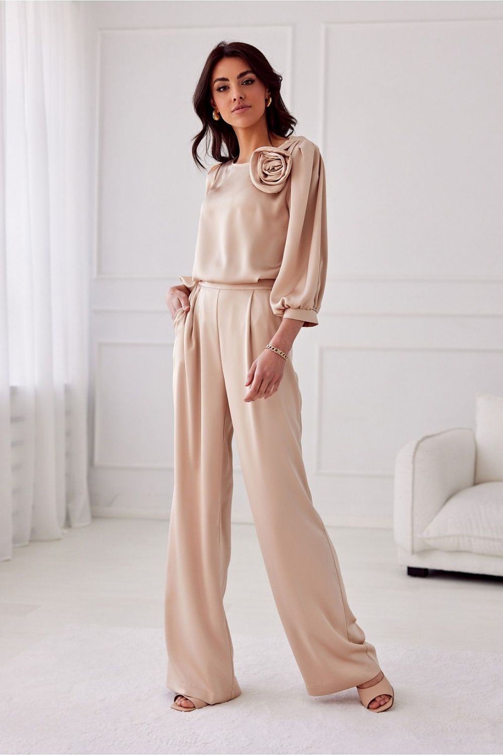 Pantalon Elmaya beige 2 | Zachoo