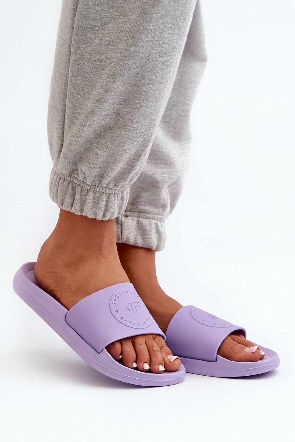 Claquettes confortables avec semelle ergonomique