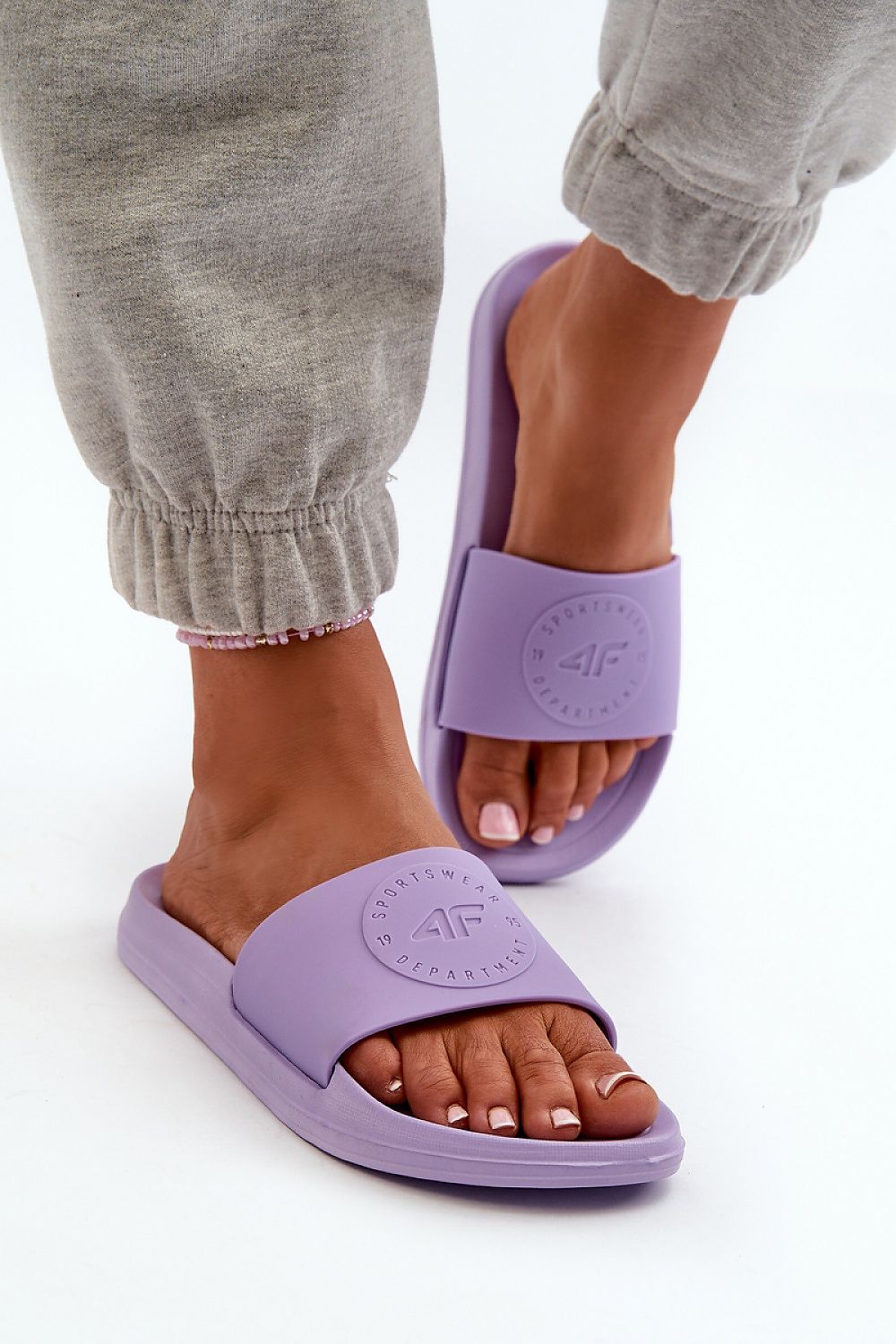 Claquettes confortables avec semelle ergonomique