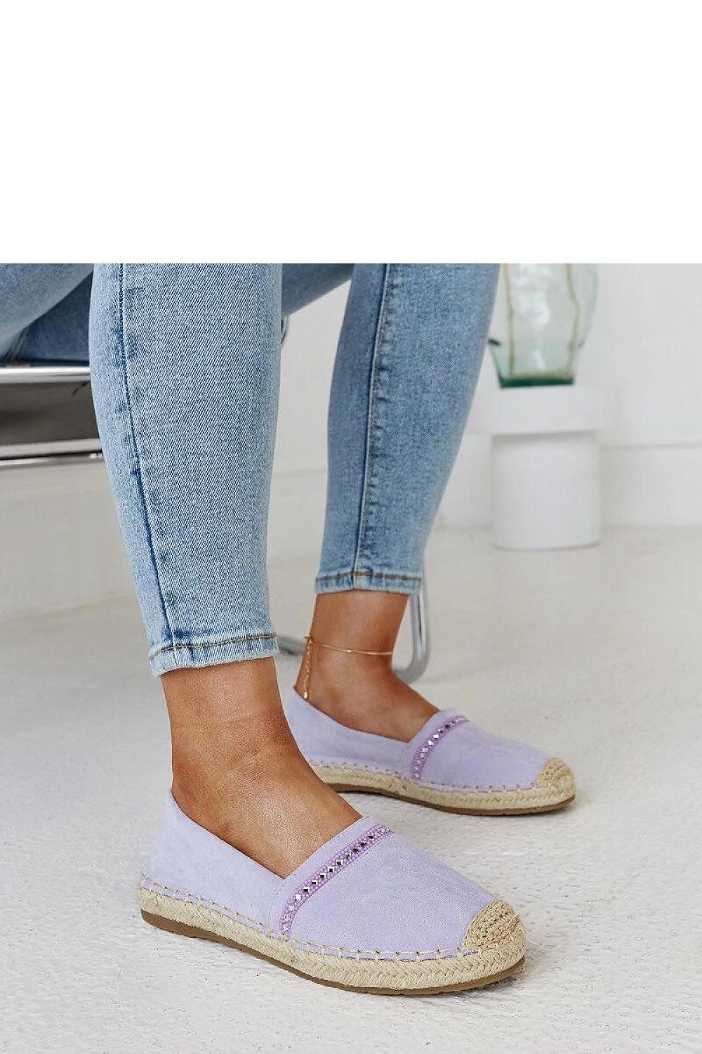 Espadrilles légères et élégantes avec semelle en corde naturelle