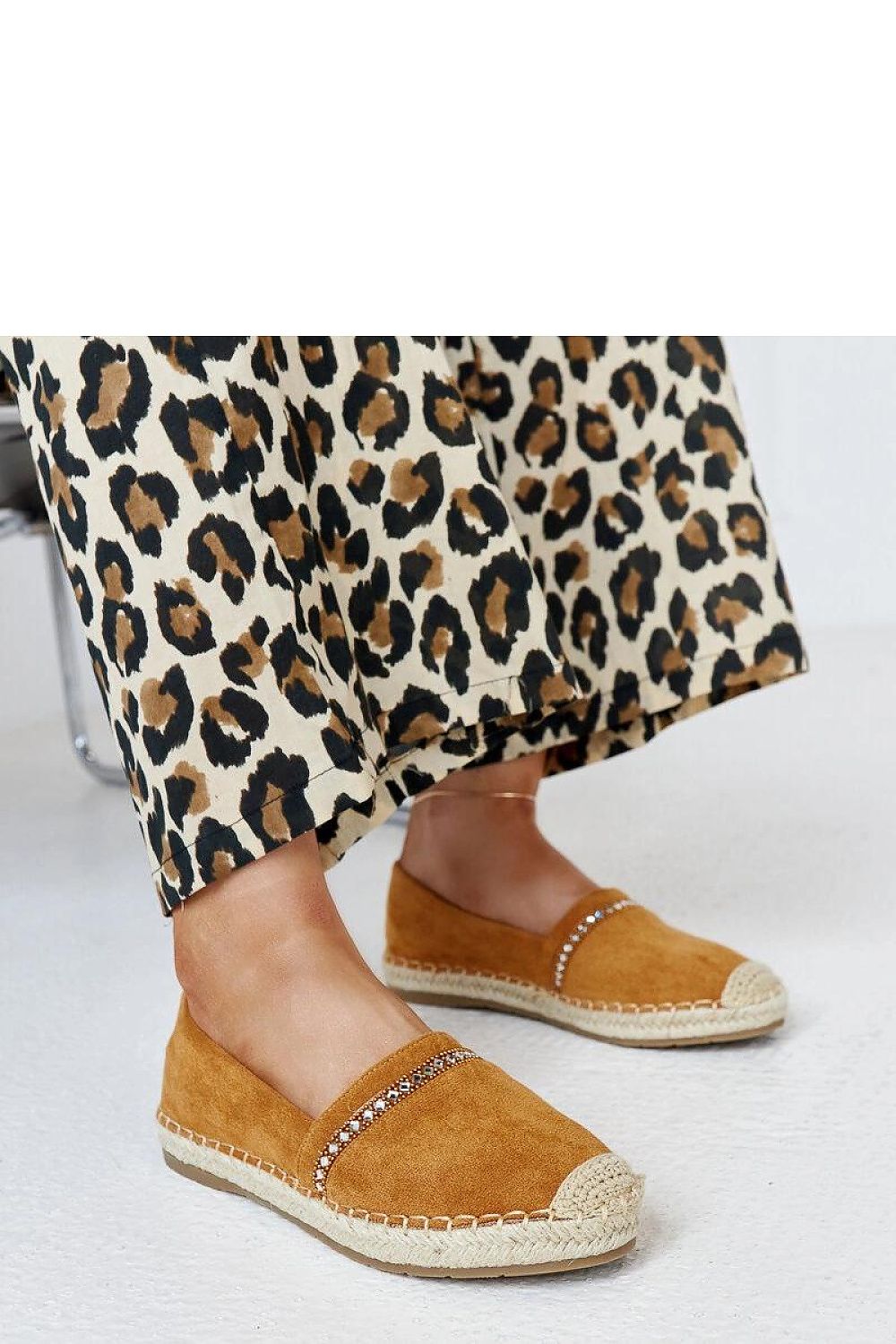 Espadrilles légères et élégantes avec semelle en corde naturelle