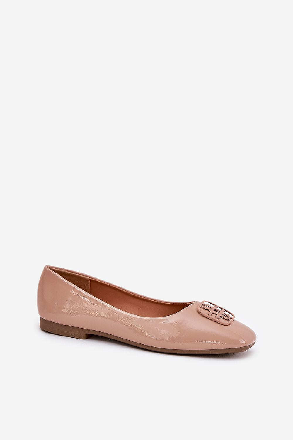 Ballerines ComfortGlow en simili cuir avec semelle intérieure en cuir naturel.