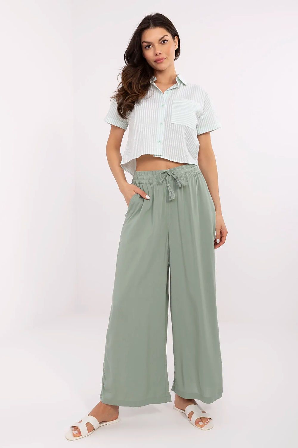 Pantalon femme FlowPantalon vert 2 | Zachoo