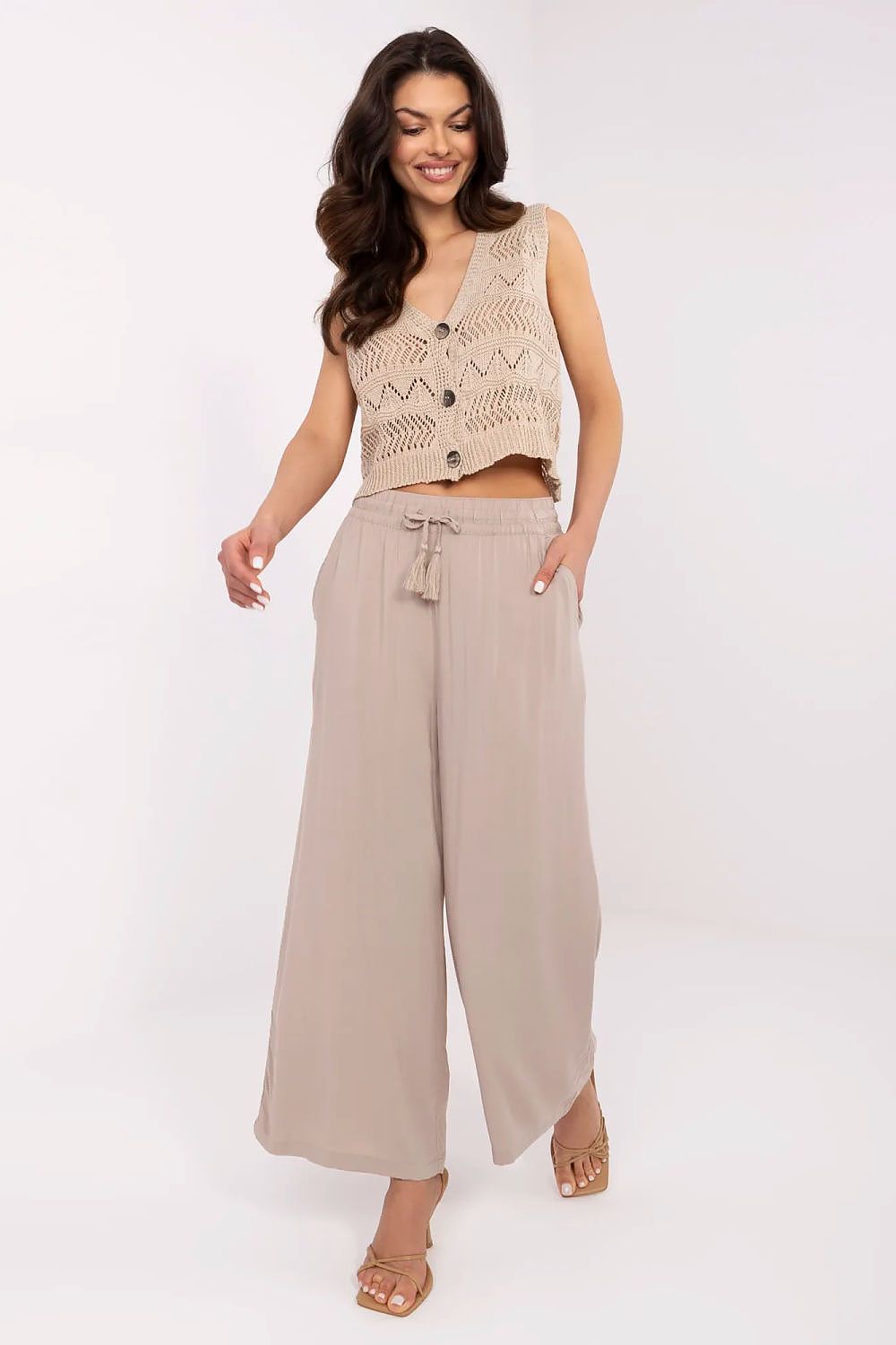 Pantalon femme FlowPantalon beige 2 | Zachoo