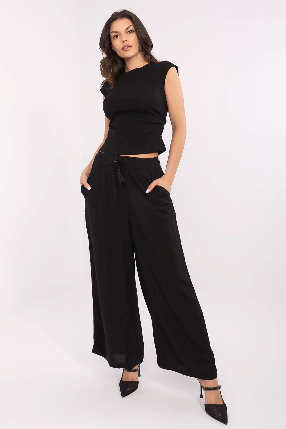 Pantalon femme FlowPantalon noir 2 | Zachoo