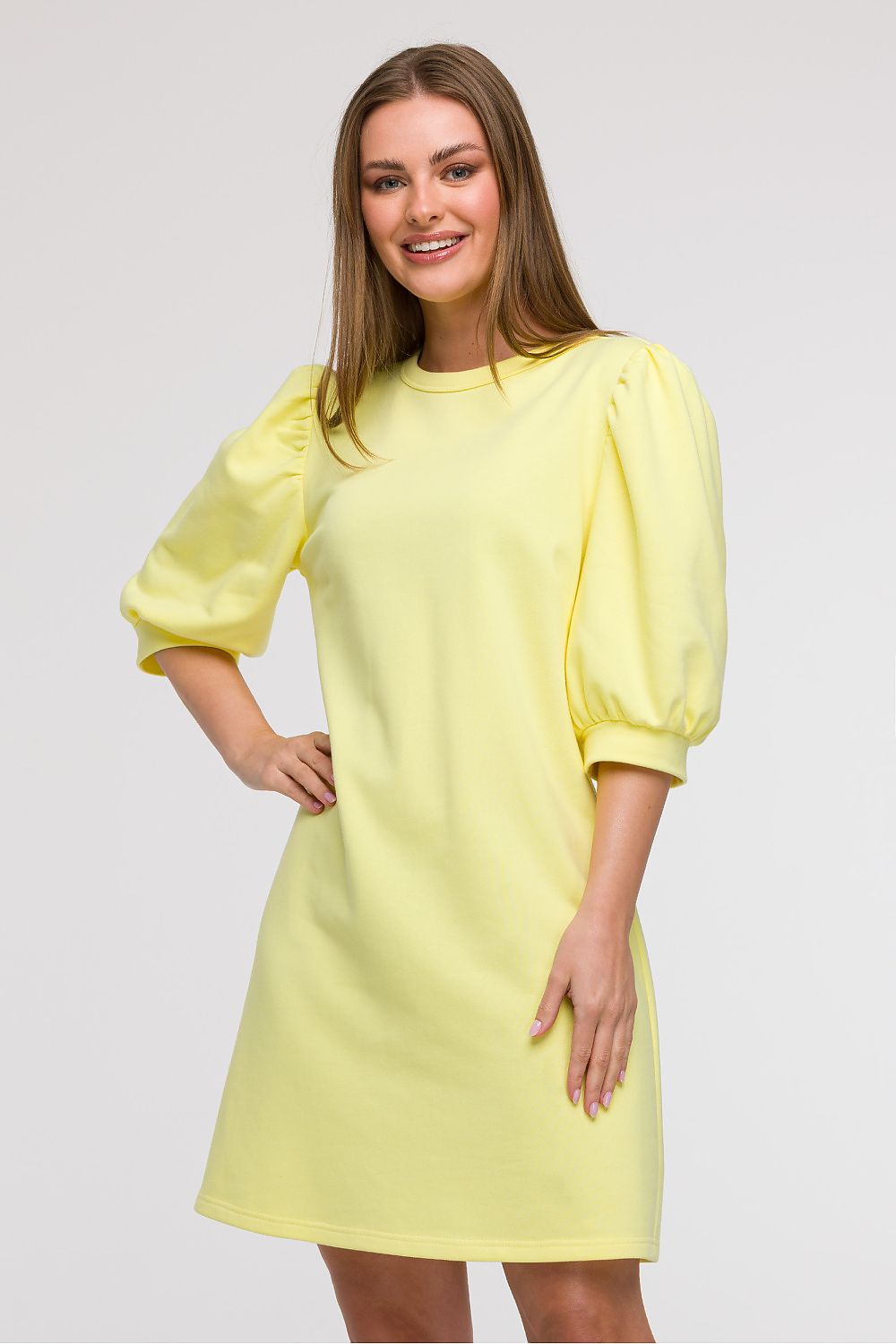Robe de jour Lisière Mobile jaune | Zachoo