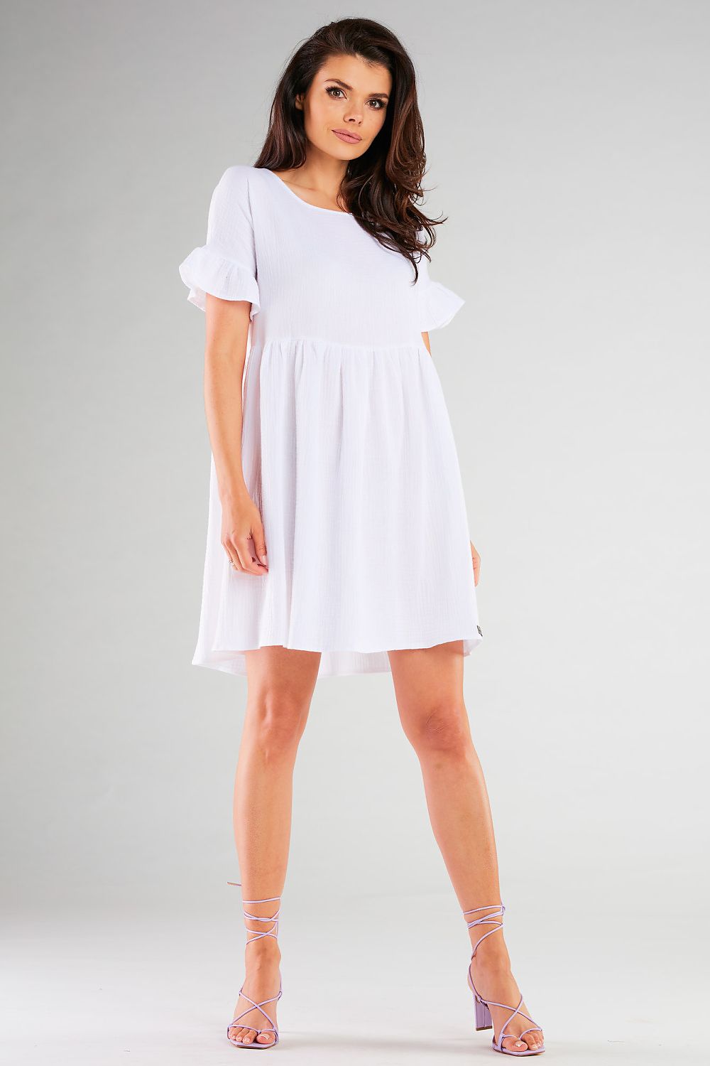 Robe Naelira blanc | Zachoo