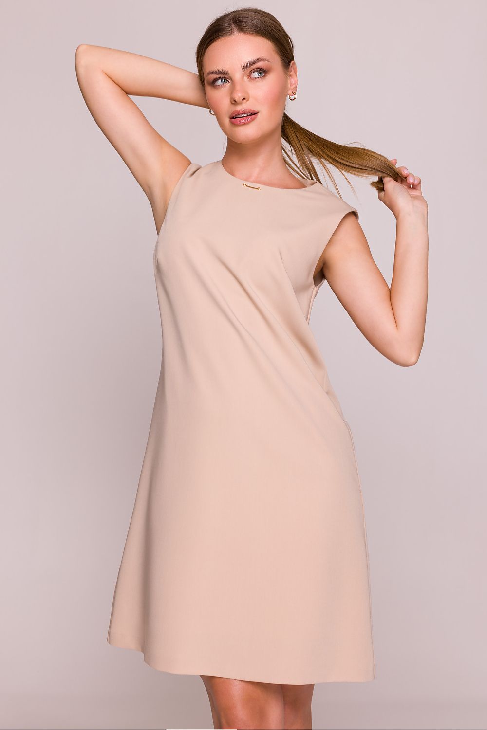 Robe de jour Lueur Infinie beige | Zachoo