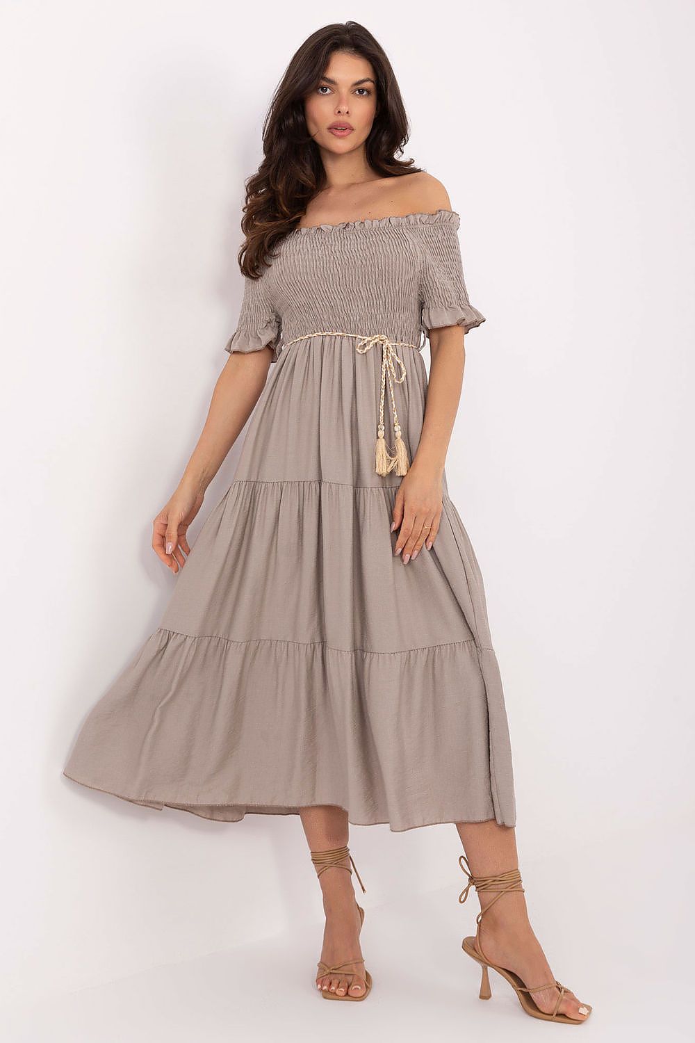 Robe de jour Brume Matinale beige universelle | Zachoo
