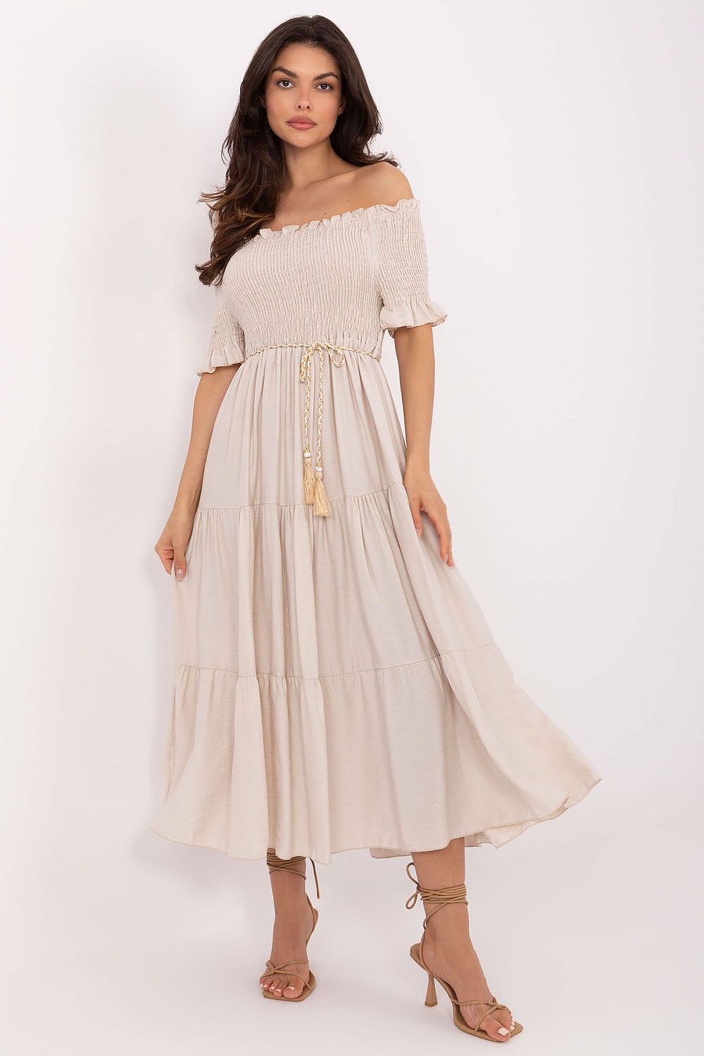 Robe de jour Brume Matinale beige 2 universelle | Zachoo