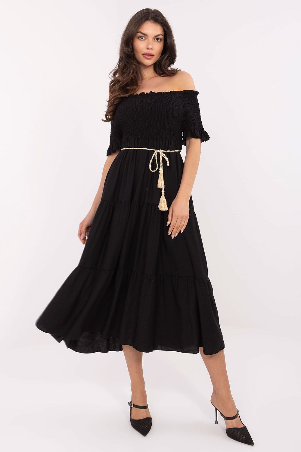 Robe de jour Brume Matinale noir universelle | Zachoo