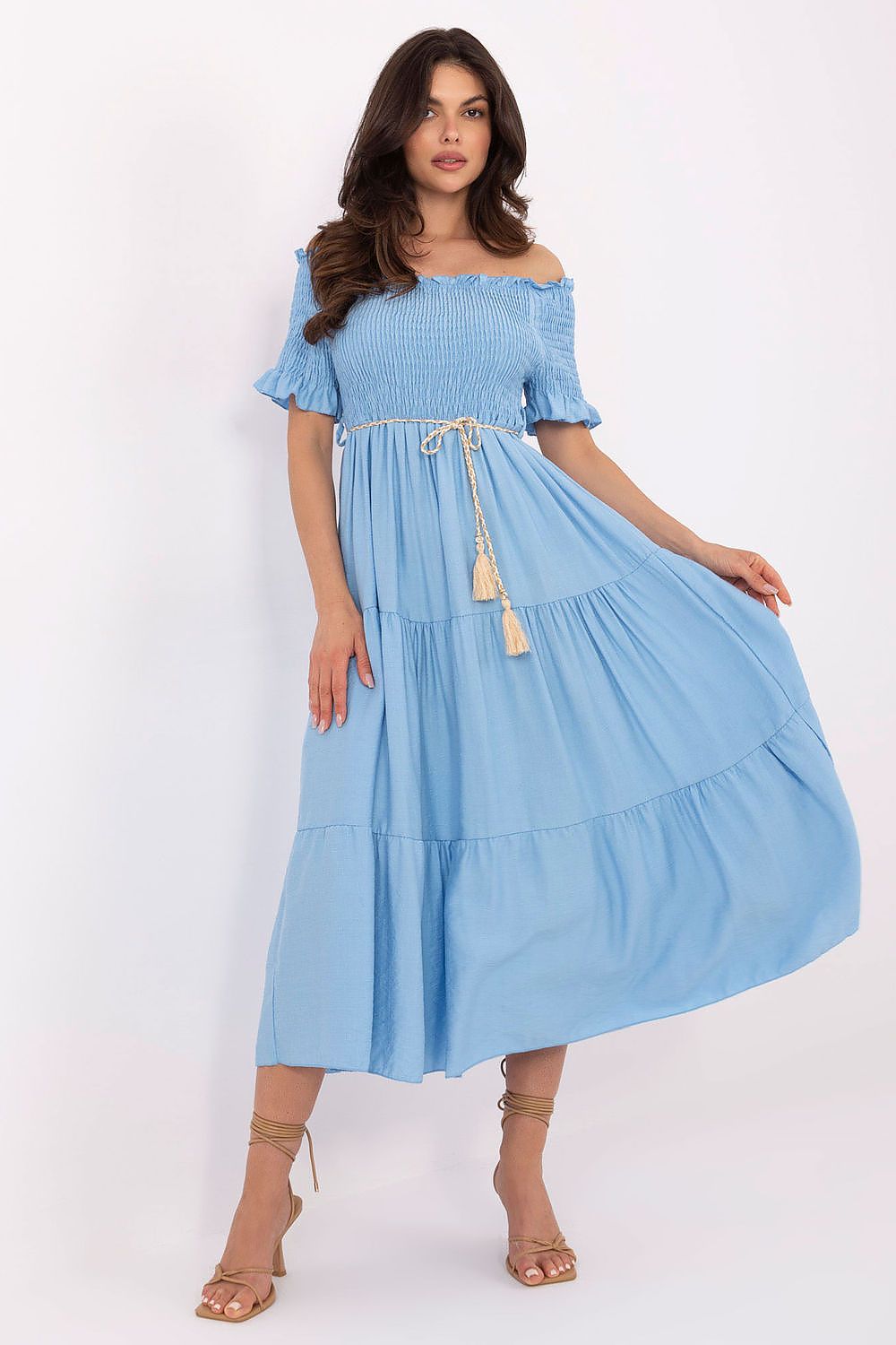 Robe de jour Brume Matinale bleu universelle | Zachoo