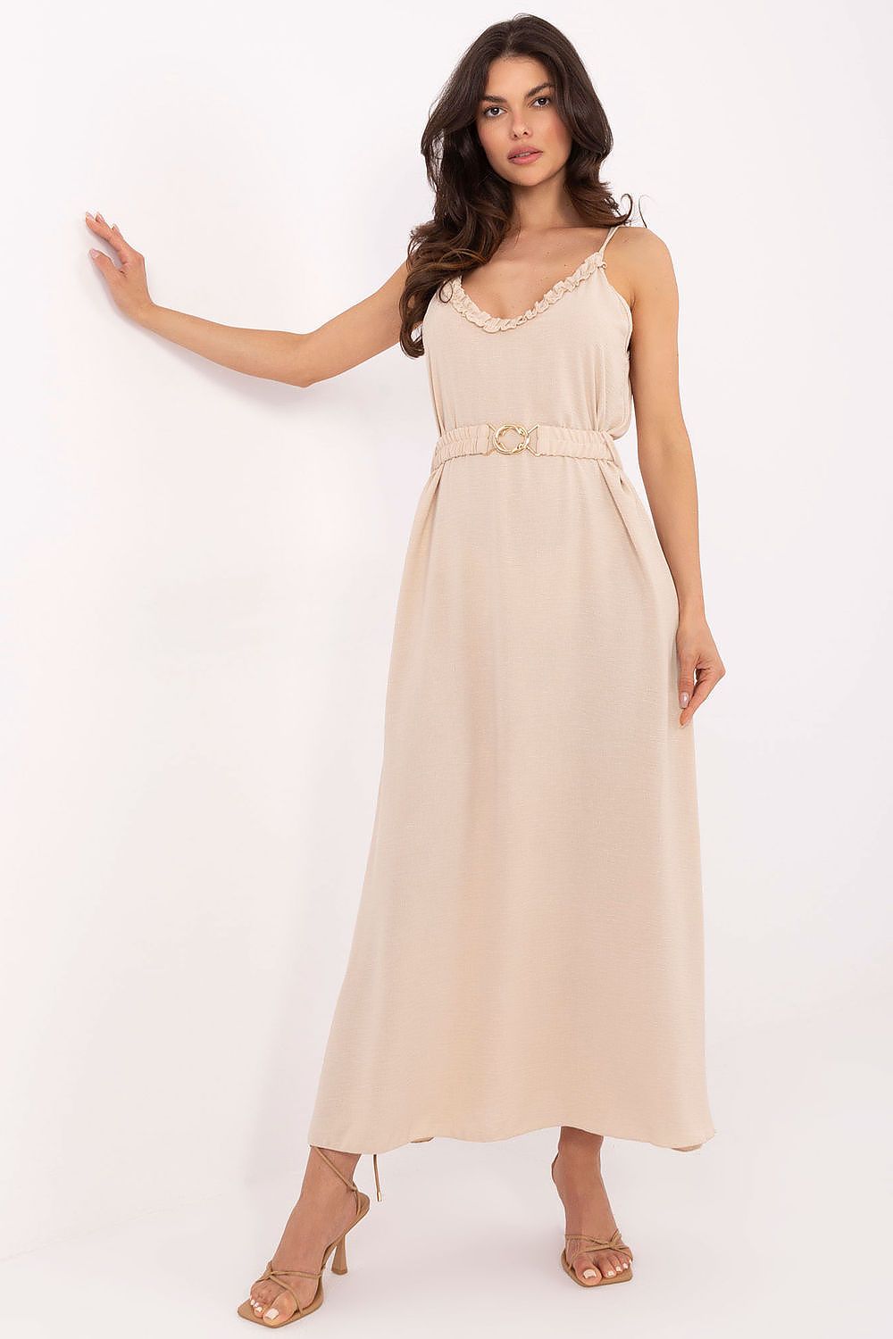 Robe de jour Songe de Lin beige 2 | Zachoo
