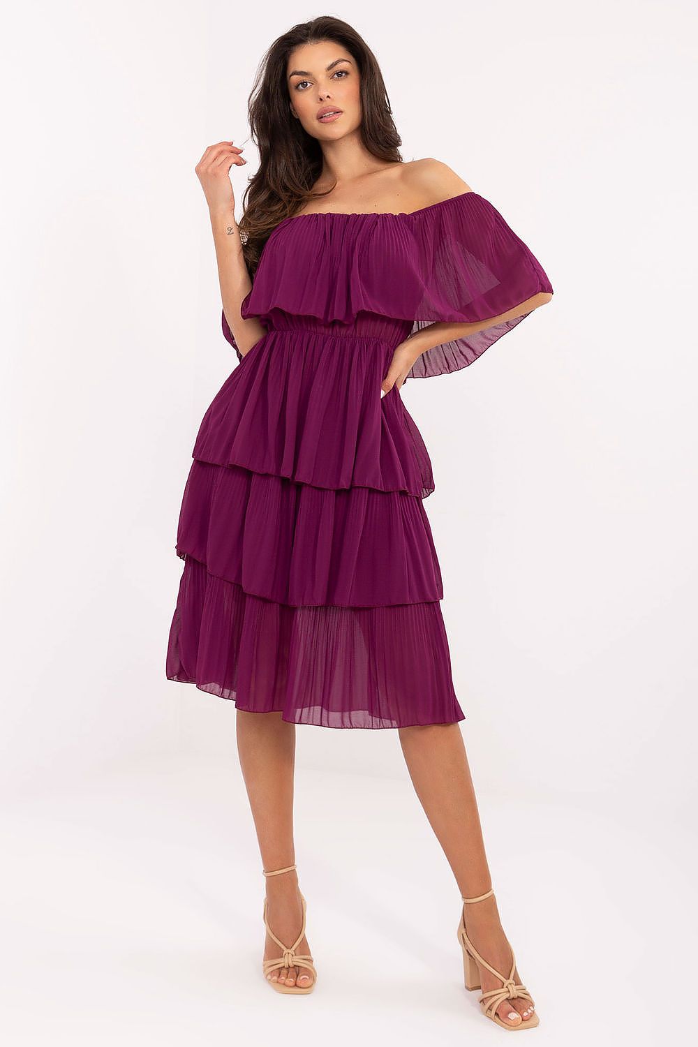 Robe de cocktail Miranyss violet universelle | Zachoo