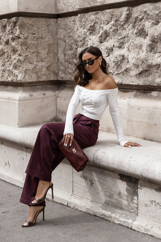 Pantalon coupe droite femme en viscose - Livia | Zachoo