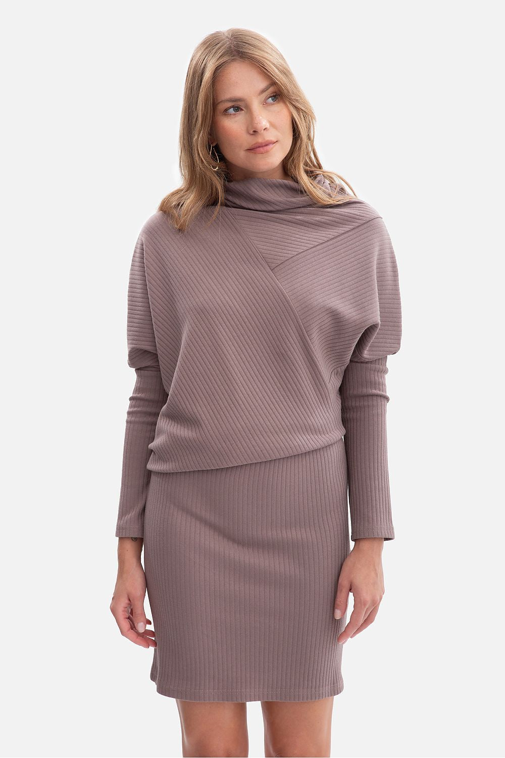 Robe de jour en coton - Calvessa brun | Zachoo