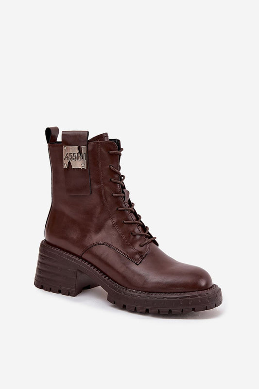 Bottines femme en cuir naturel – Artessia | Zachoo