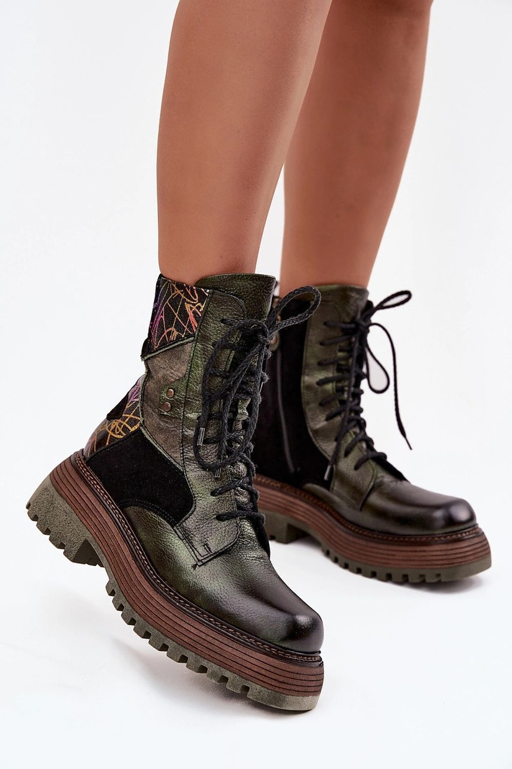 Bottines femme en cuir naturel – Maciellia | Zachoo