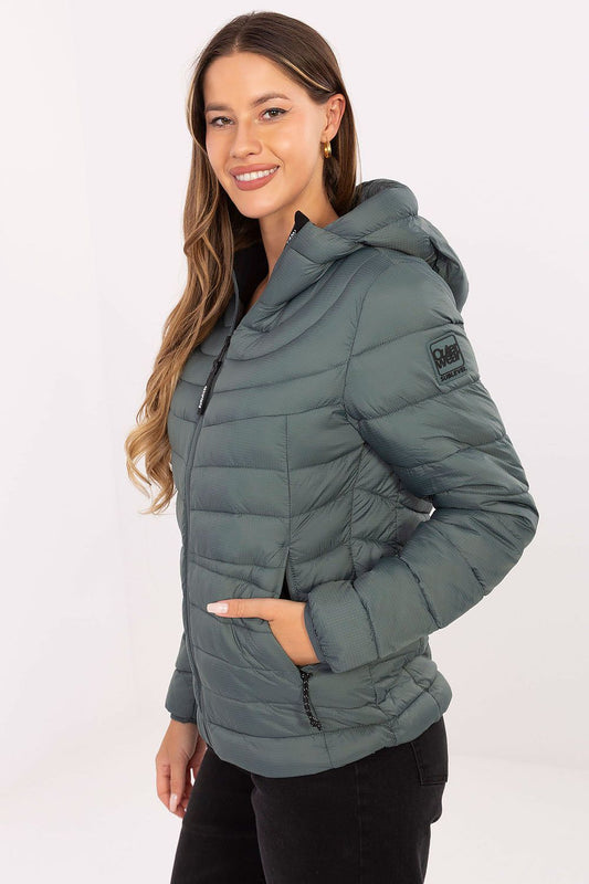 Veste femme matelassée en polyamide avec capuche – Nivara | Zachoo