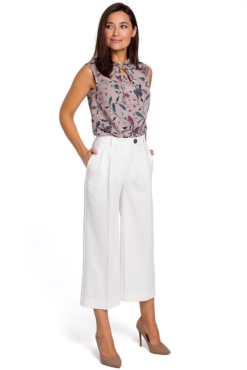 Pantalon fluide et élégant, idéal pour un look chic et confortable.