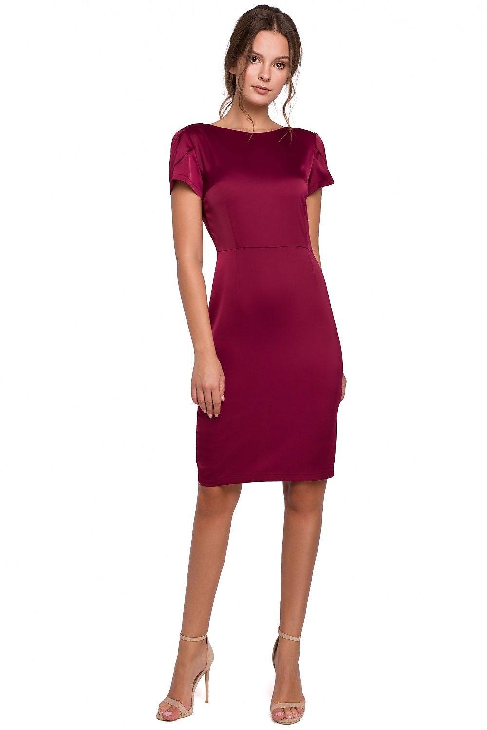 Robe de cocktail Brume d'Azur rouge | Zachoo