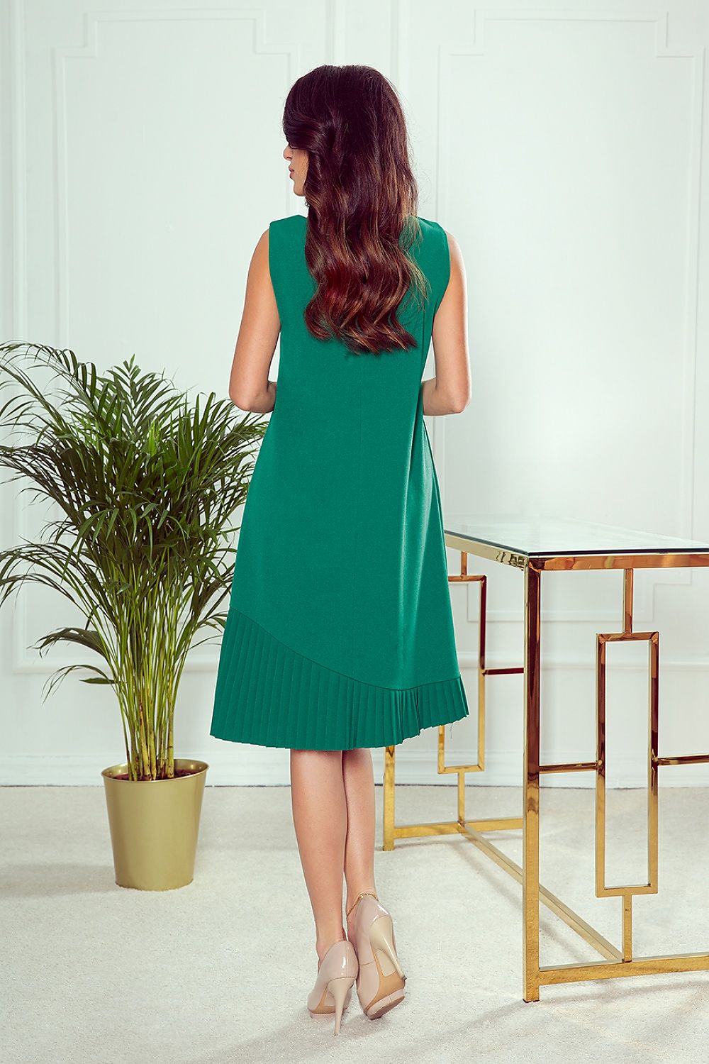 Robe trapèze Valenia plissée | Zachoo