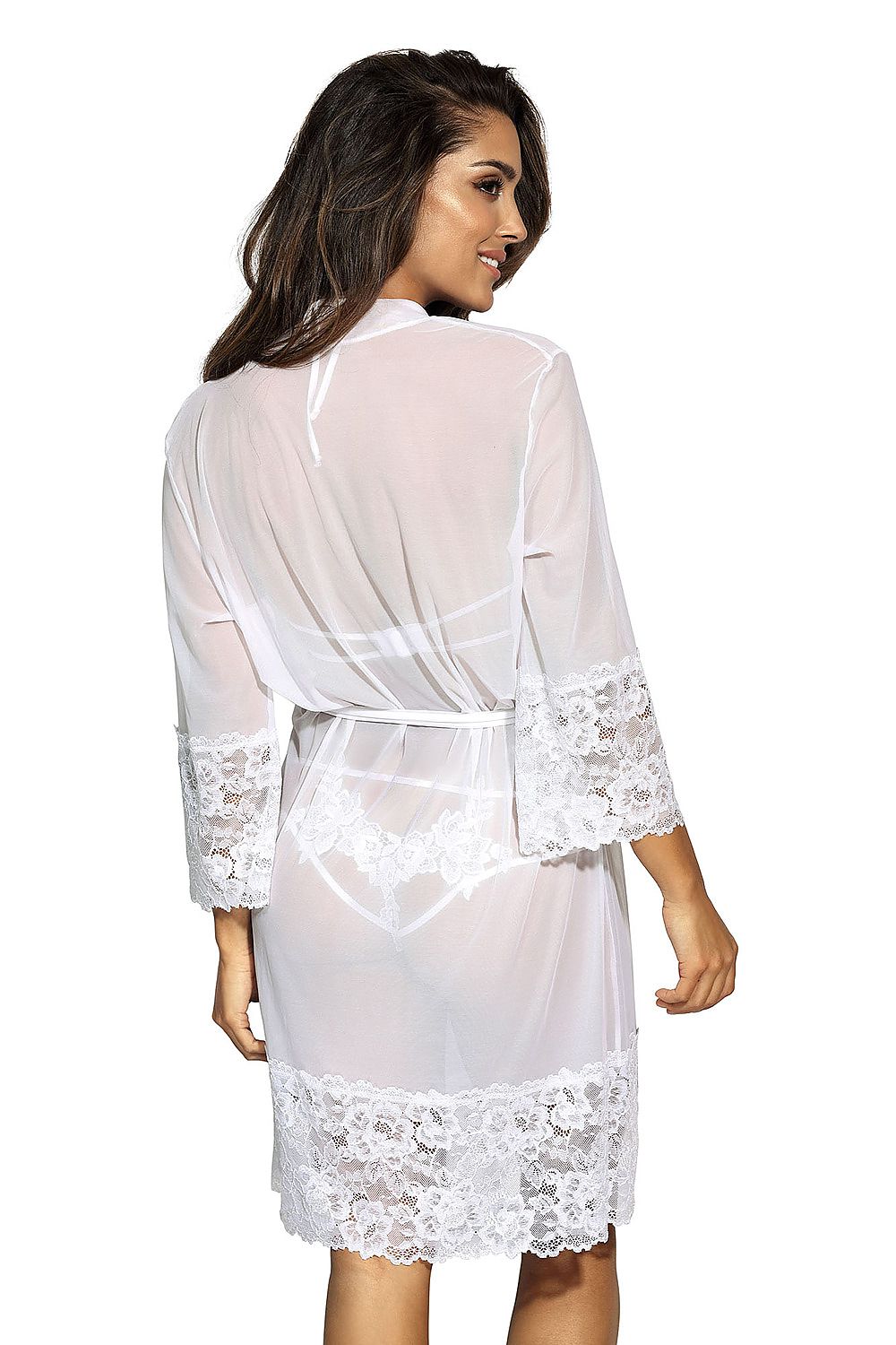 Robe de chambre Florelia satinée | Zachoo
