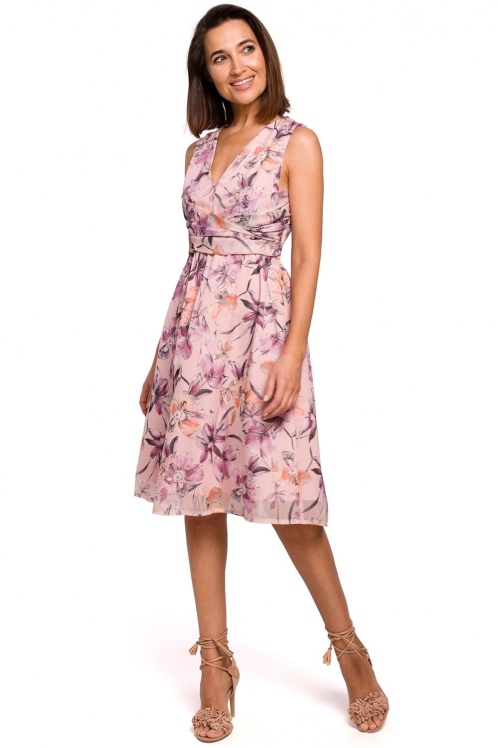 Robe de jour Clairière Tressée rosé | Zachoo