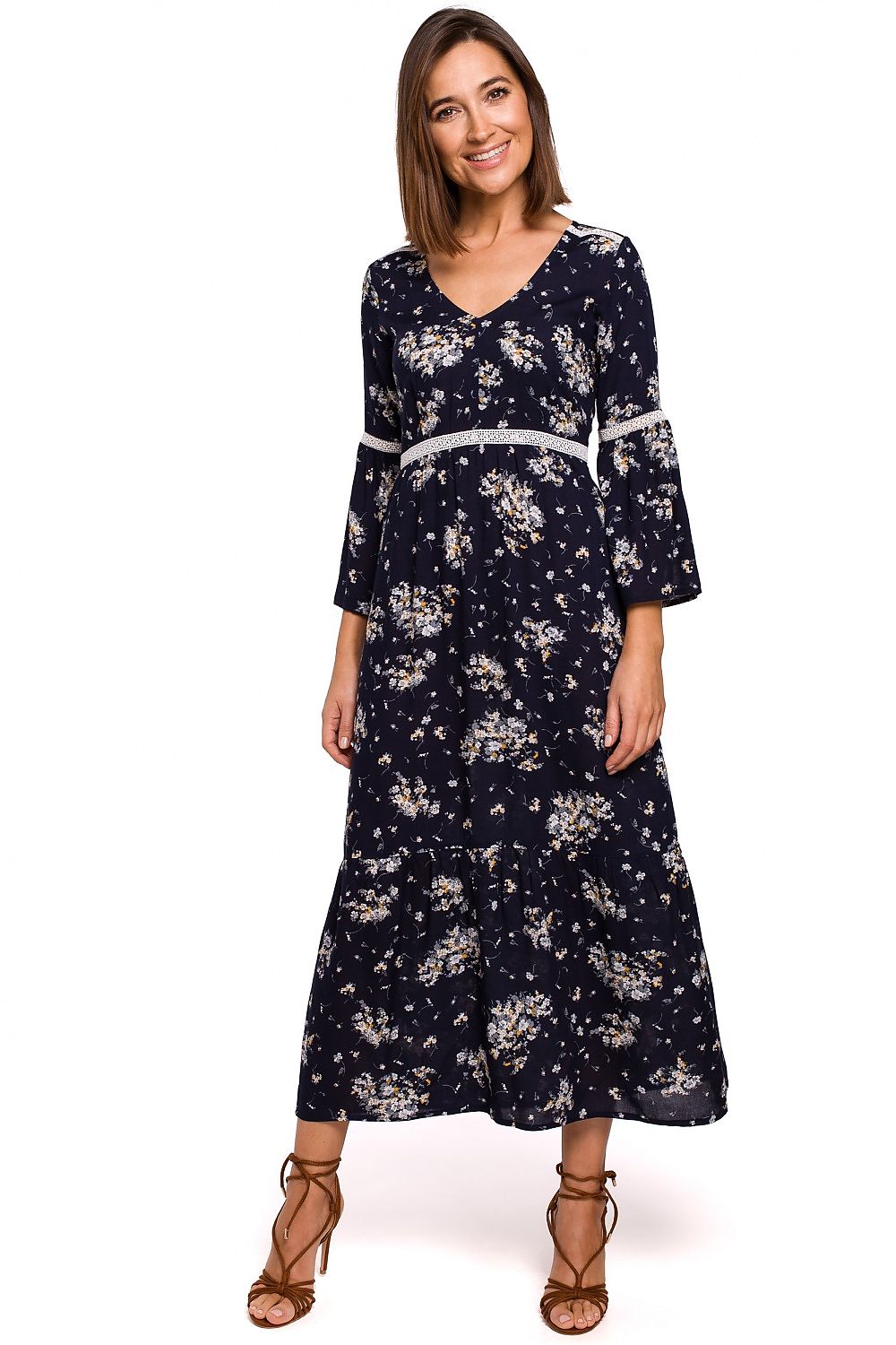 Robe de jour Sonate Errante bleu marine | Zachoo