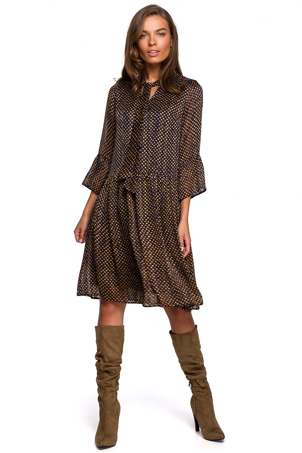Robe de jour Rumeur d’Éclats brun | Zachoo