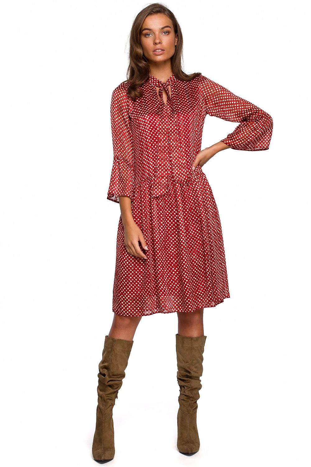 Robe de jour Rumeur d’Éclats rouge | Zachoo