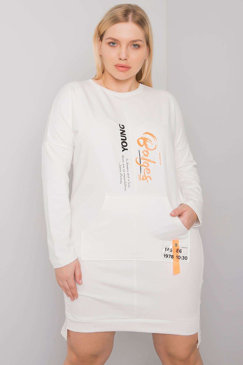 Robe de jour Olvanna beige universelle | Zachoo