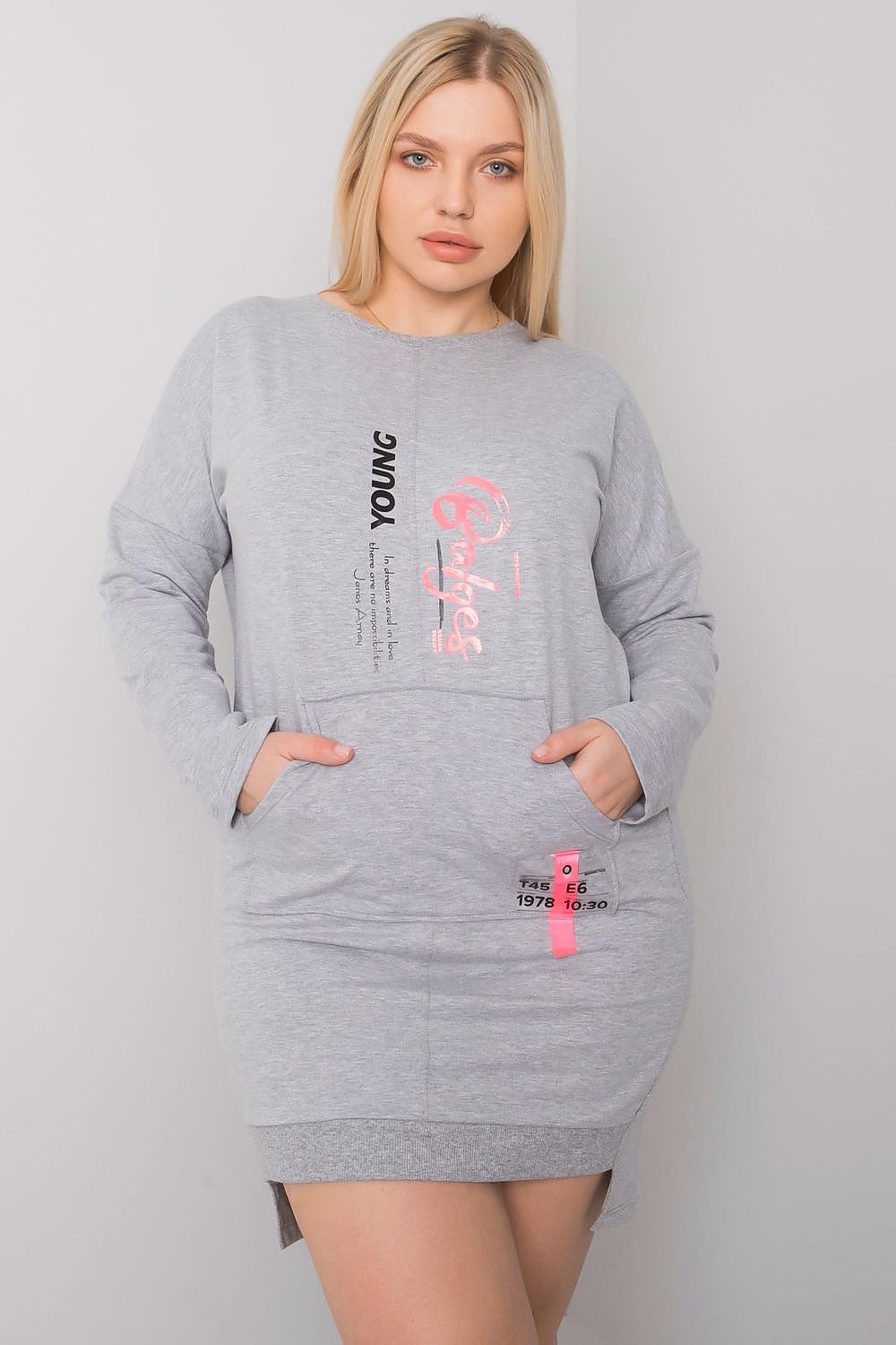 Robe de jour Olvanna gris universelle | Zachoo