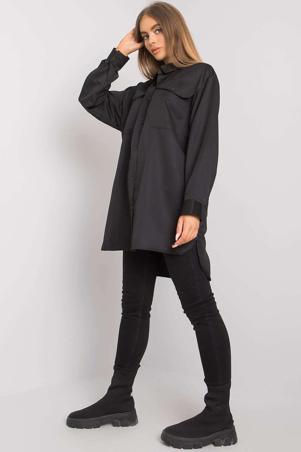 Chemise longue Melvara poches | Zachoo
