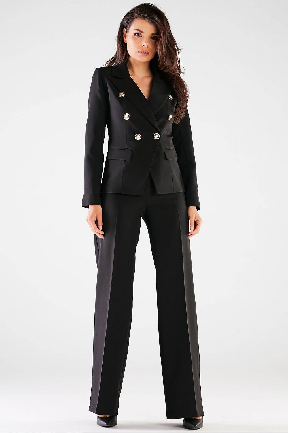 Pantalon large Valderra noir | Zachoo